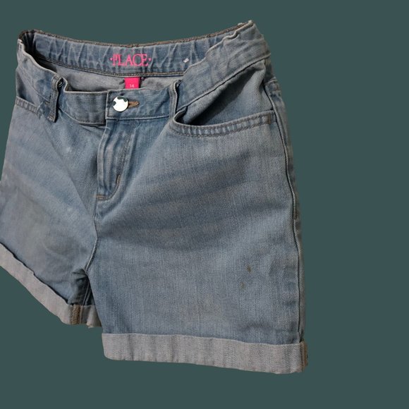 Children Place, Shortie Denim Shorts, Age 14-16, Youth - Picture 5 of 5